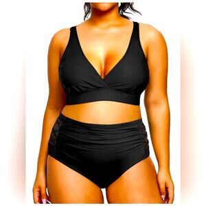 NWOT- 3XL Royal blue bikini set by younique. Cut out sides. Adjustable straps.